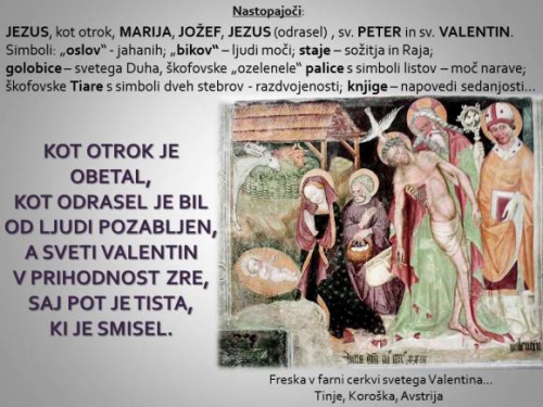 FRESKA v cerkvi svetega VALENTINA