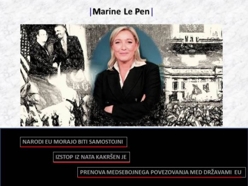 Marine Le Pen - Francoska politična stranka - Nacionalna Fronta
