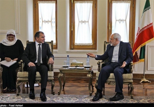
				Konsekutivno tolmačenje srečanja med takratnim predsednikom Državnega zbora Jankom Vebrom in iranskim ministrom za zunanje zadeve Javadom Zarifom. 			