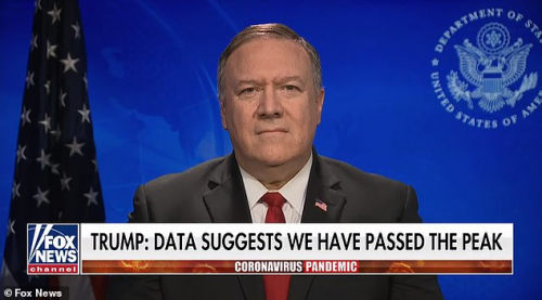 Secretary of State Mike Pompeo told Fox News on Wednesday that Chinese officials need to 'open up' about how the coronavirus originated in their country