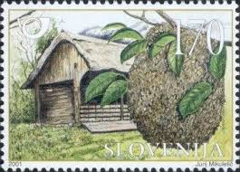 Stamp: Fauna (Honeybees) - A Swarm of Bees (Slovenia) (Native ...