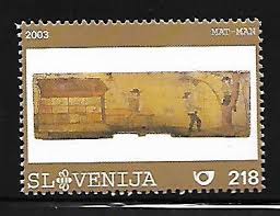 SLOVENIA 527 MNH PAINTED BEEHIVE PANEL / HipStamp