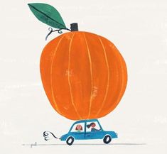 illustration by Penelope Dullaghan Trying to manage my daughter’s expectations for this year’s pumpkin patch visit.