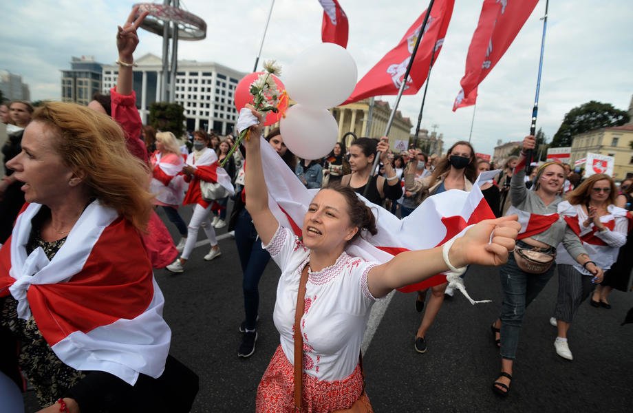 				Protesti v Belorusiji so bili večinoma nasilno zatrti. Foto: epa			