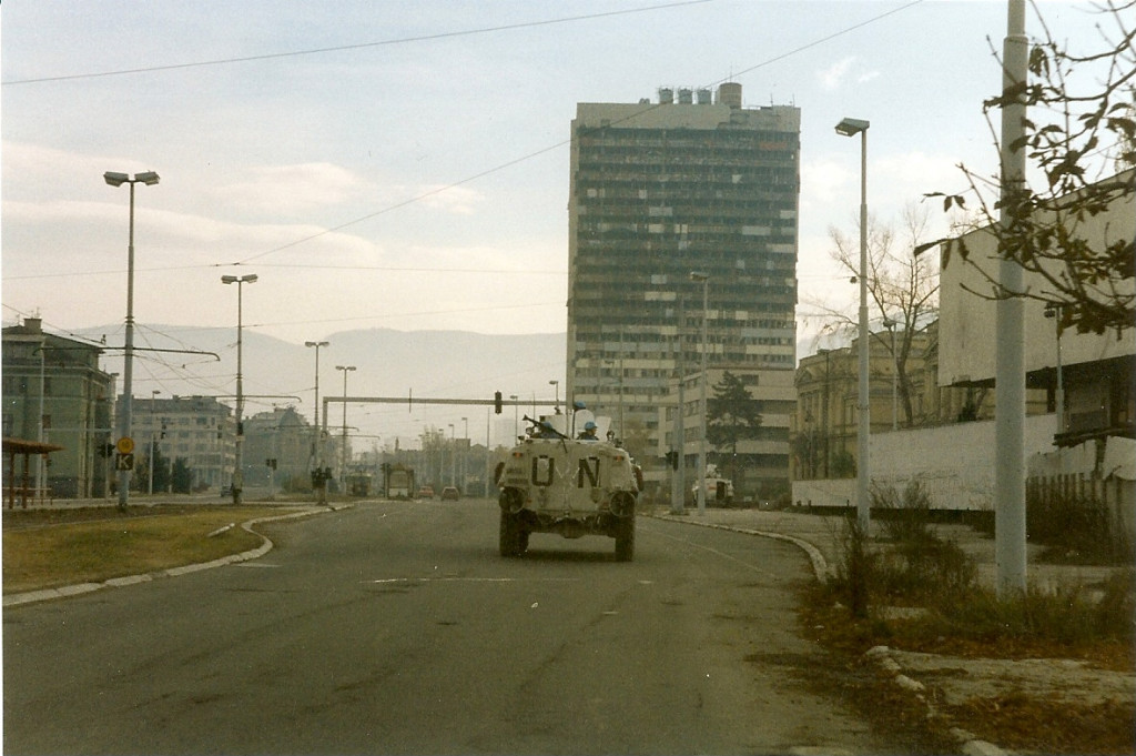 				Sarajevo - oklepno vozilo Unproforja			