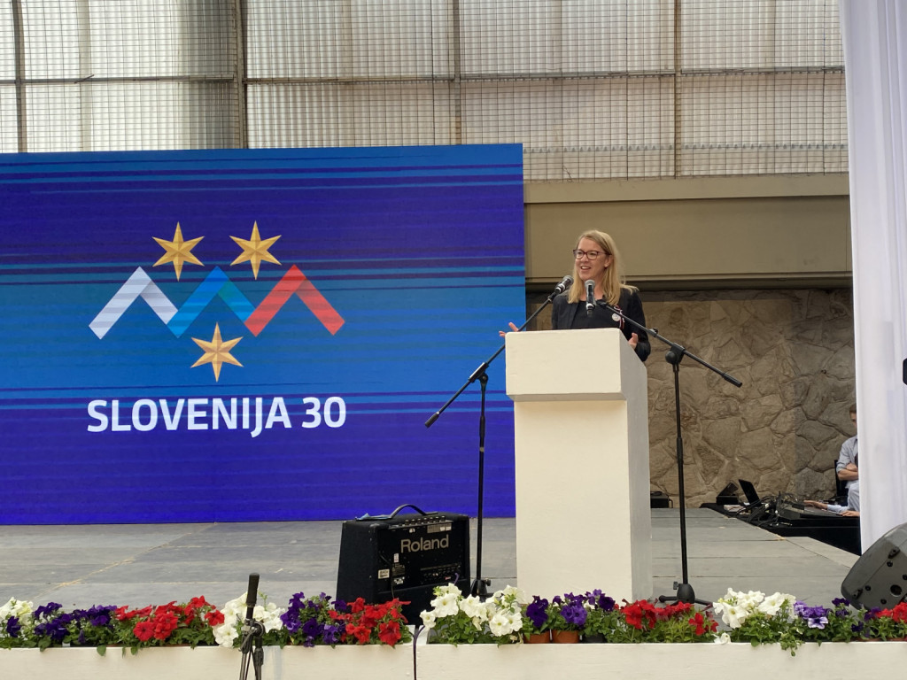 				Nagovor ministrice Jaklitscheve na 66. slovenskem dnevu v San Justo			