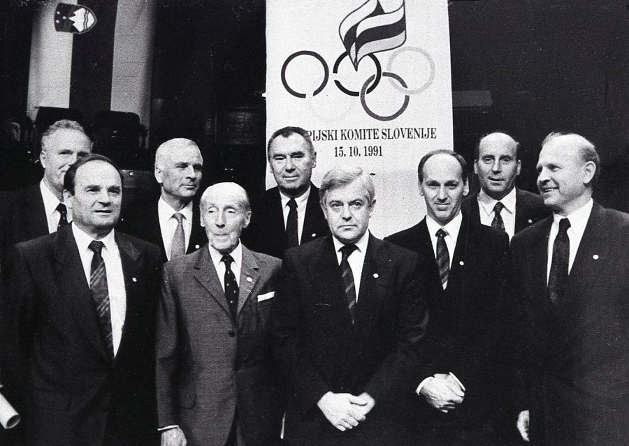 				Petnajsti oktober 1991 je zapisan kot rojstni dan Olimpijskega komiteja Slovenije. | Avtor Ljubo Stojanovic			