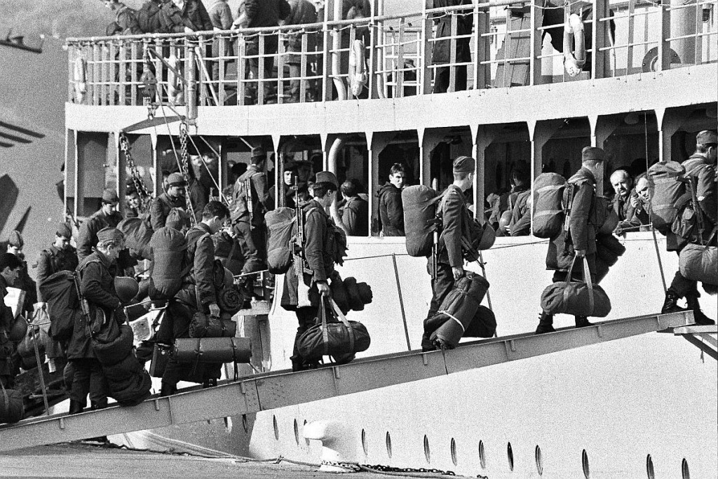 				Koper, 25.10.1991 - Odhod zadnjih vojakov agresorske JA			