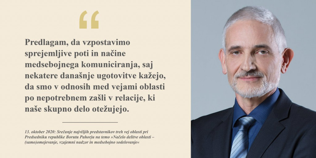 
				Predsednik Vrhovnega sodišče RS Damir Florjančič. (Foto: Posnetek zaslona-Twitter)			