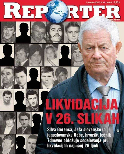 
				Naslovnica revije Reporter, ki razkriva zločinsko vlogo vodje nekdanje SDV Silva Gorenca. (Posnetek zaslona- Reporter)			