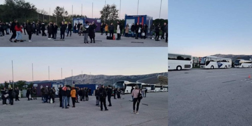 FOTO/VIDEO: Osam autobusa prosvjednika iz Splita ide u Zagreb, među njima i Mate Šimundić