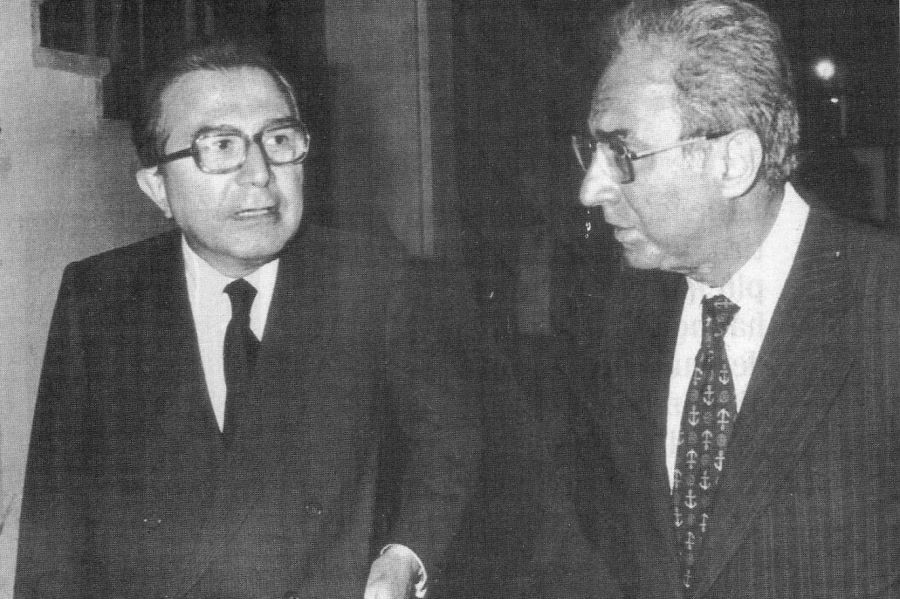 				Italijanski predsednik Cossiga in premier Andreoti			