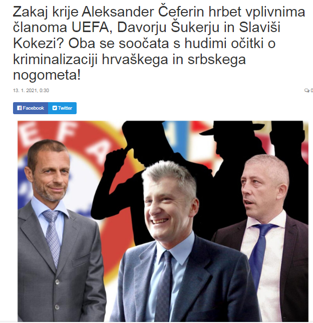 
				Naslovnica iz Nova24tv, kjer so se razkrile afere Slaviše Kokeze in Davorja Šukerja. (Foto: Posnetek zaslona- Nova24tv)			