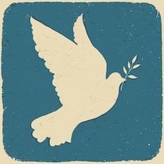 This contains an image of: Dove Peace Retro Styled Illustration Vector Stock Vector (Royalty Free) 93735292