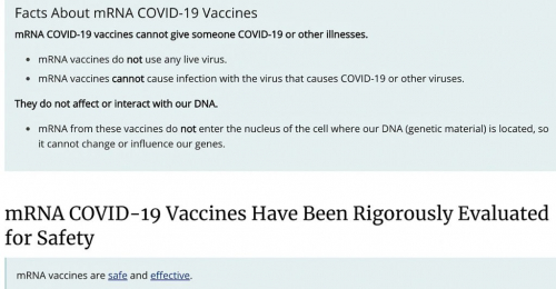 kratka različica covid mrna vaccine facts julij 2022