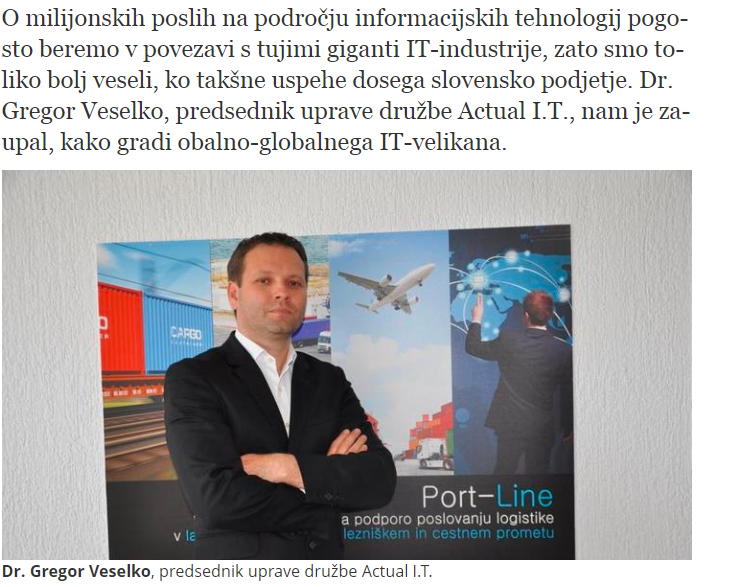 
				Gregor Veselko v oglasnem intervjuju za Finance. (Foto: Posnetek zaslona-Finance)			