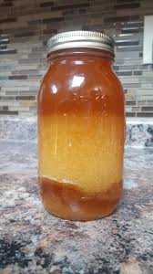 A bit warm out, honey partially de-crystallized : r/Beekeeping
